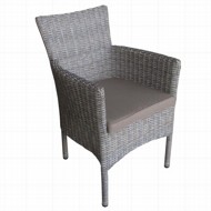 CAPRI штабелируемое кресло, цвет натуральный с серыми вкраплениями