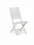 ARIZONA Складной стул из акации, цвет белый антик