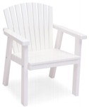 Кресло из сосны SOLVIK, белое