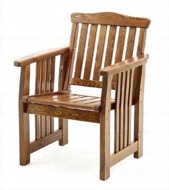 Oland кресло из массива сосны, цвет капучино
