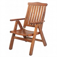 Rosendal Складное кресло из массива сосны, цвет капучино
