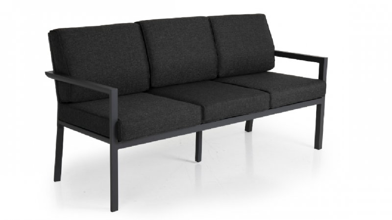 Delia 3-seat anthr w cushion