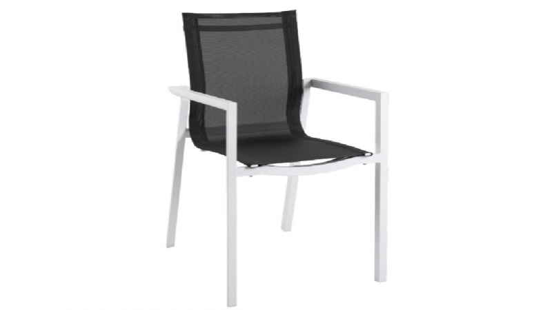 Delia chair white/textilene