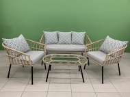 Brussel комплект мебели (софа, кресло-2шт, стол кофейный)