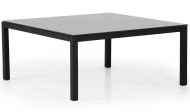 Кофейный квадратный стол Belfort, 100х100 см, цвет черный