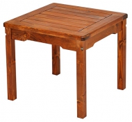 Кофейный стол Сиеста из сосны, размер 60х60 см